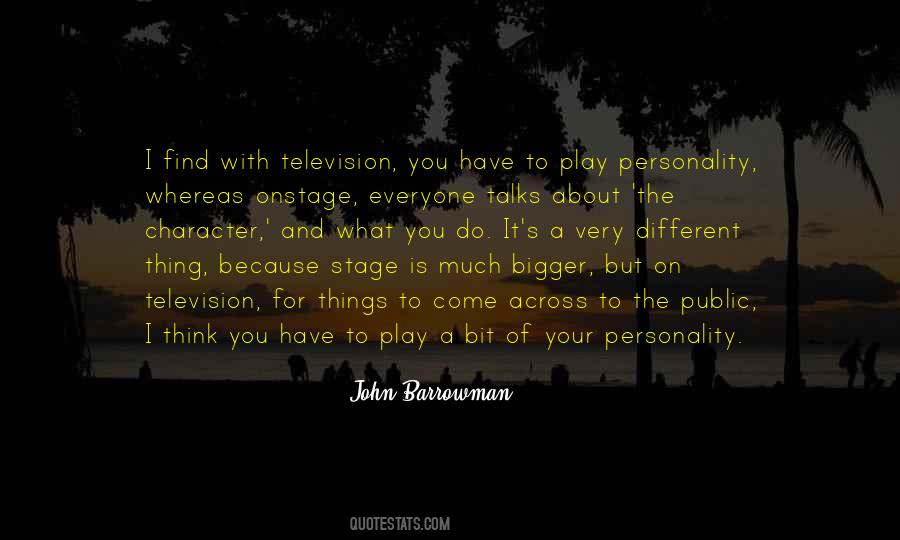 Quotes About Barrowman #12401