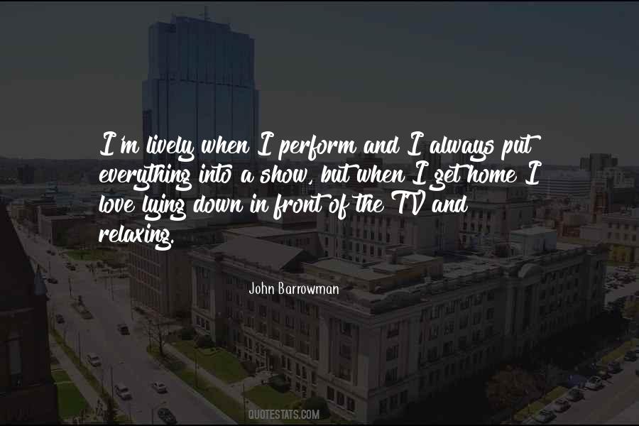 Quotes About Barrowman #136898