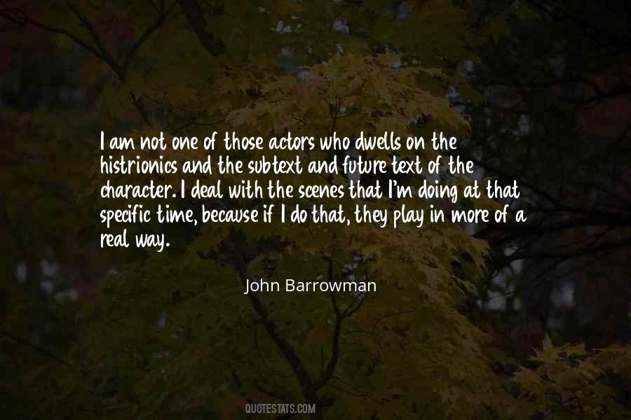 Quotes About Barrowman #270342