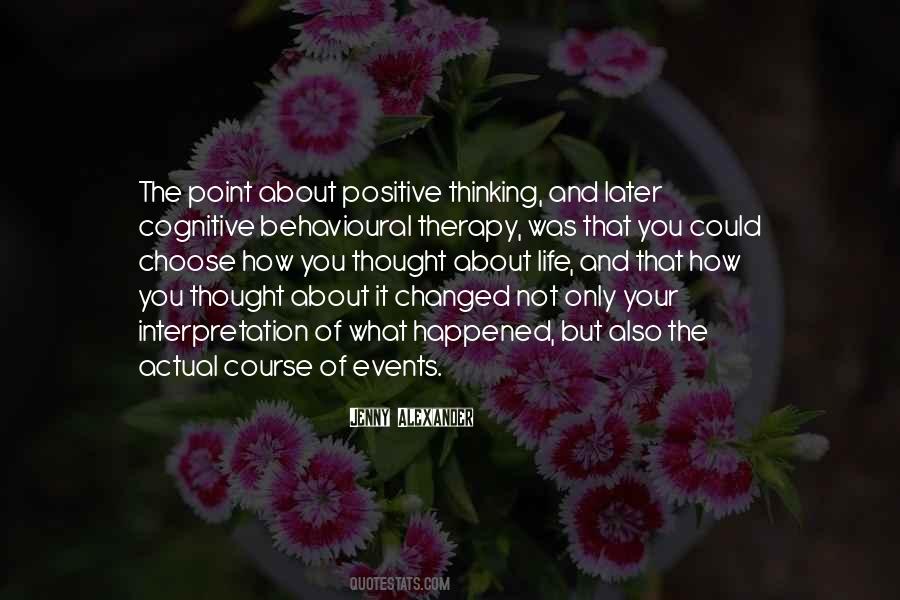 Thought You Changed Quotes #330524