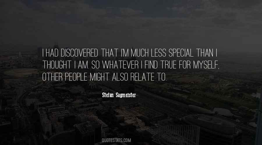 Thought You Were Special Quotes #102744
