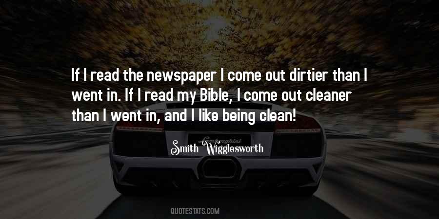 Quotes About Being Clean #1782834