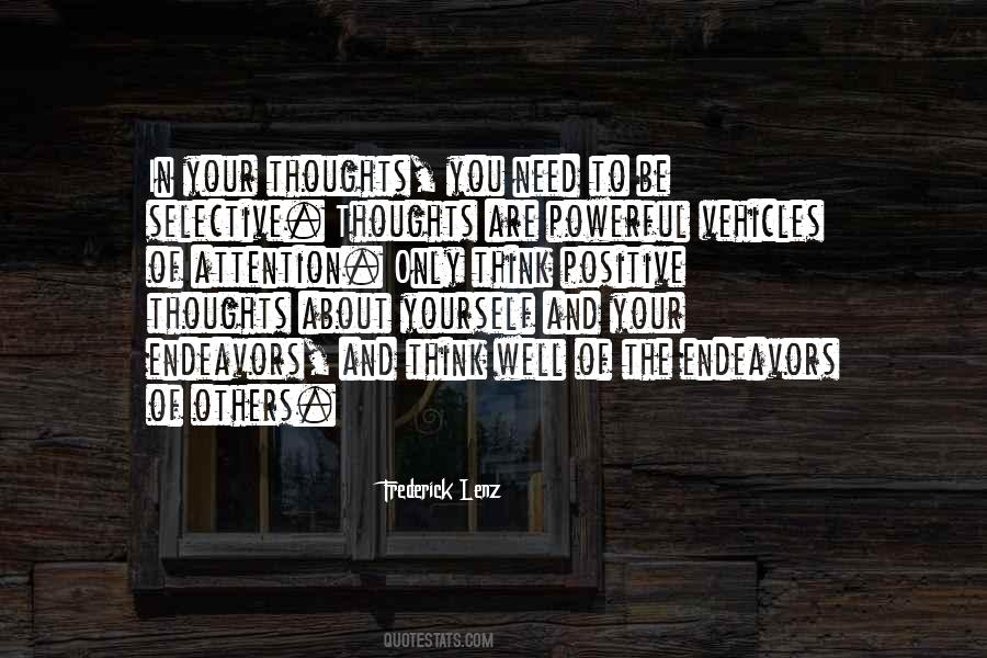 Thoughts Are Powerful Quotes #1174518