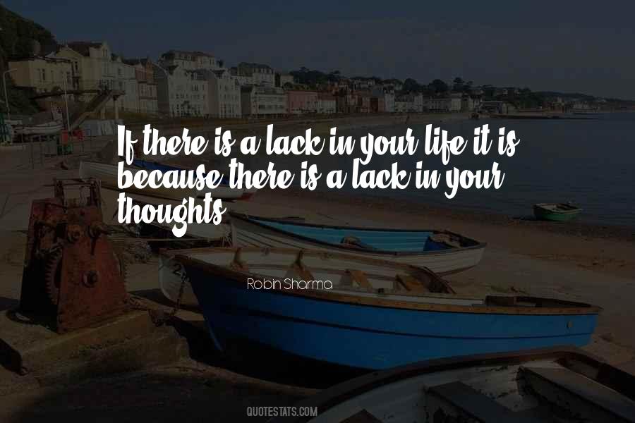 Thoughts In Life Quotes #136945