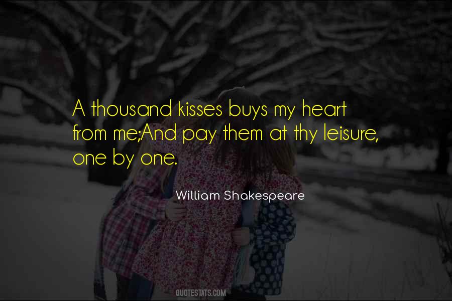 Thousand Kisses Quotes #1430650