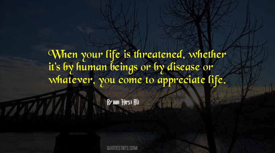 Threatened By You Quotes #1354511
