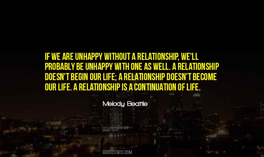 Quotes About Unhappy Relationship #207207