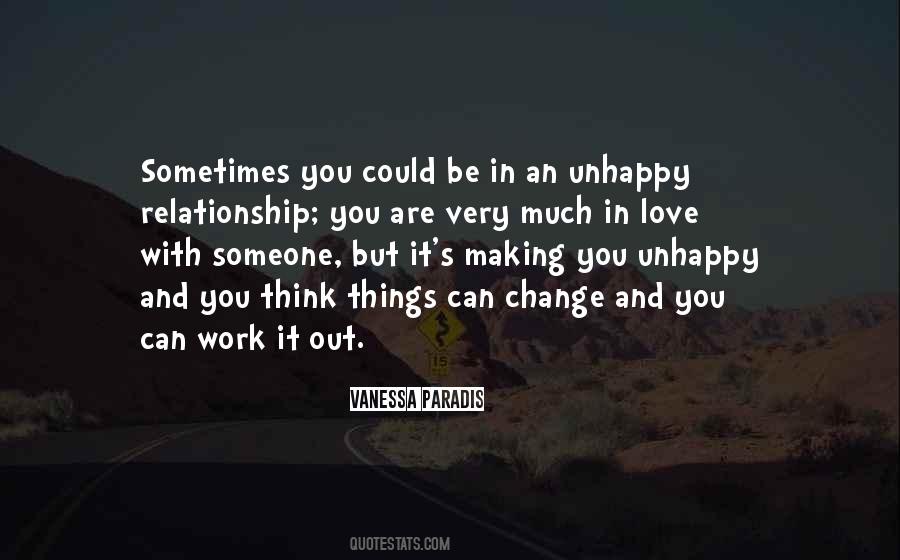 Quotes About Unhappy Relationship #891668
