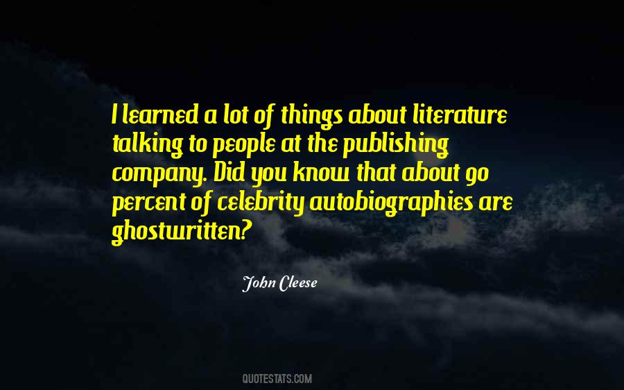 Quotes About John Cleese #286891