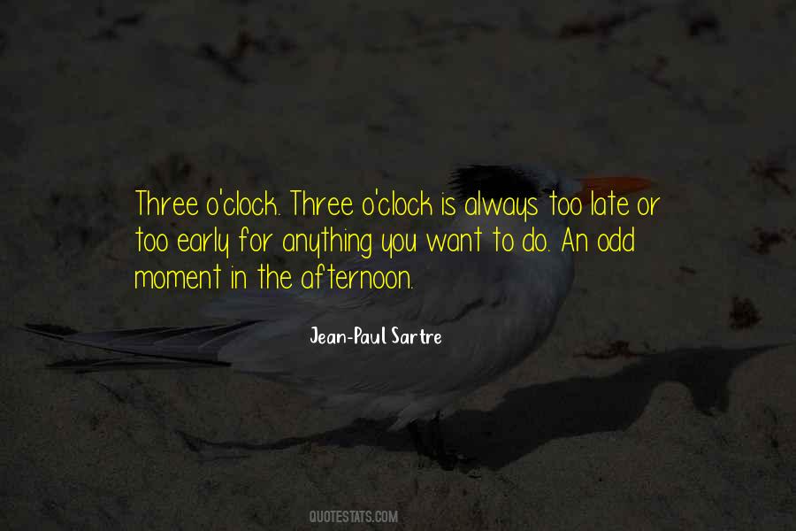 Three O'clock Quotes #1208669