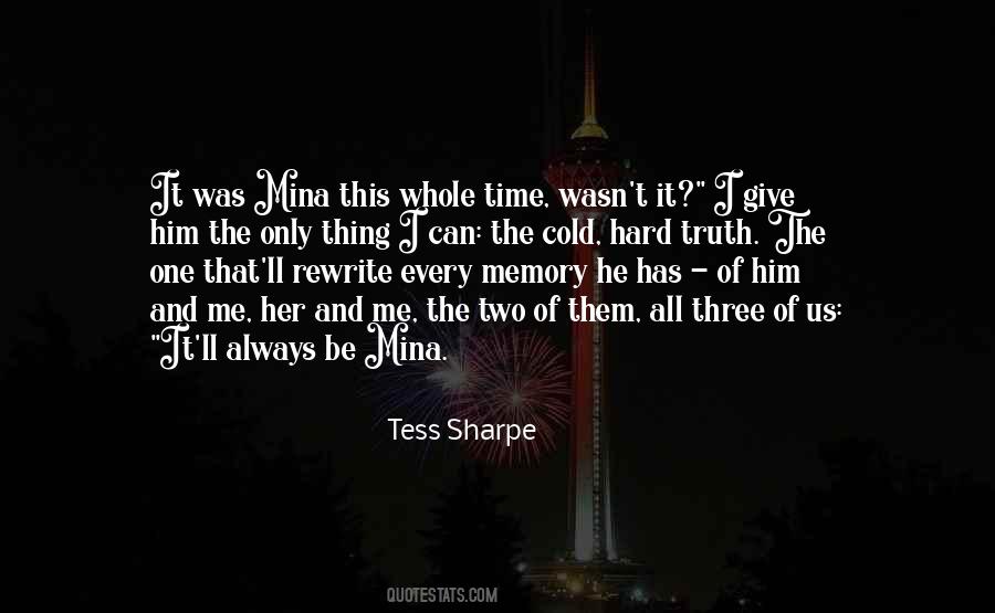 Three Of Us Quotes #1236075