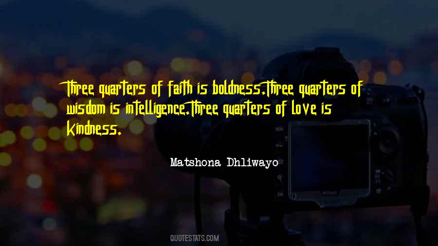 Three Quarters Quotes #426010