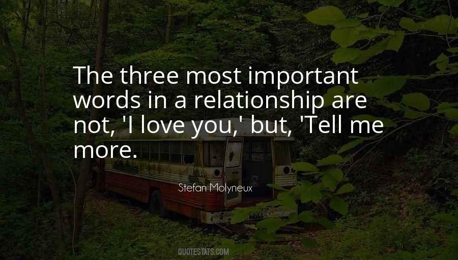 Three Words I Love You Quotes #681981