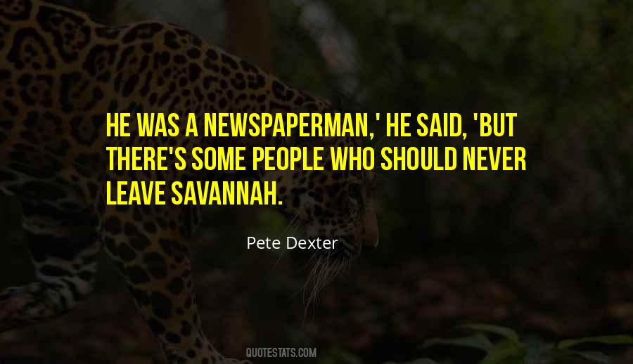 Quotes About Savannah #75351