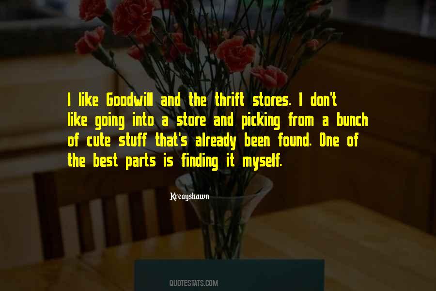Thrift Store Quotes #1131183