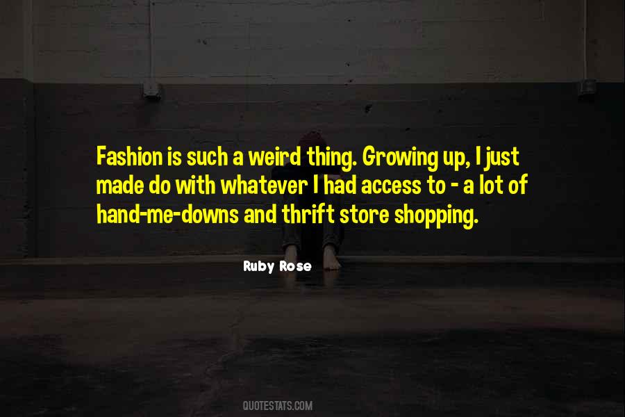 Thrift Store Quotes #1451929