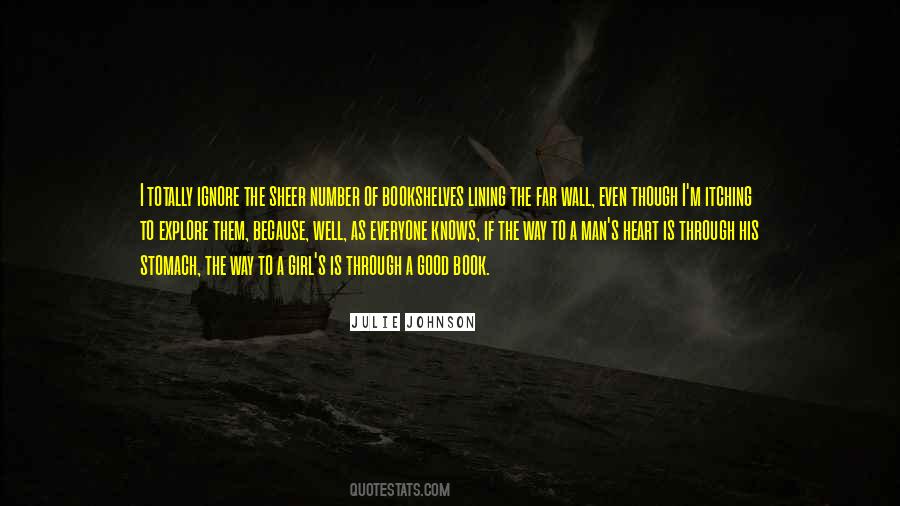 Through His Stomach Quotes #1070307