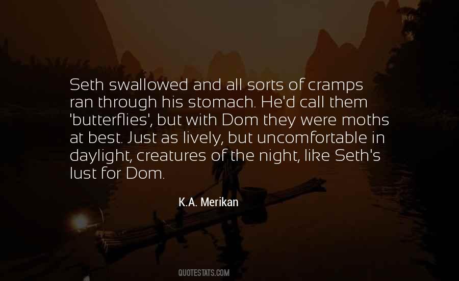 Through His Stomach Quotes #1451048