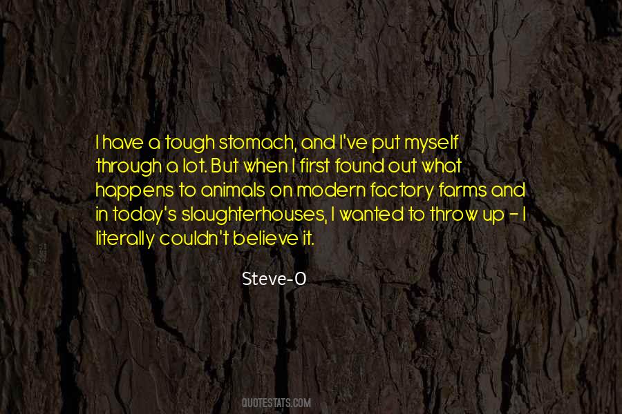 Through His Stomach Quotes #1774503