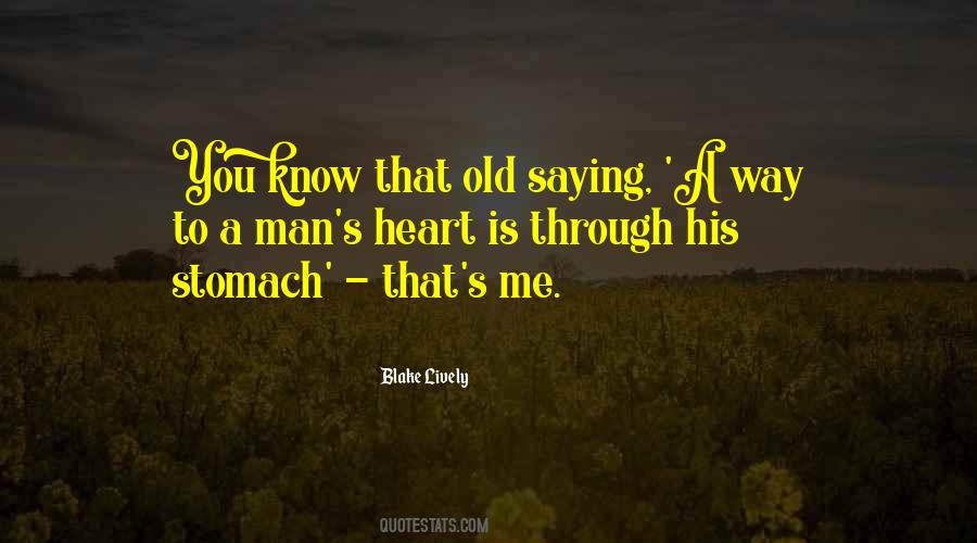Through His Stomach Quotes #1849749