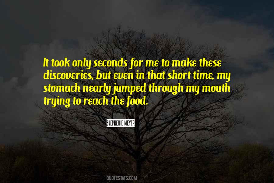 Through His Stomach Quotes #247297
