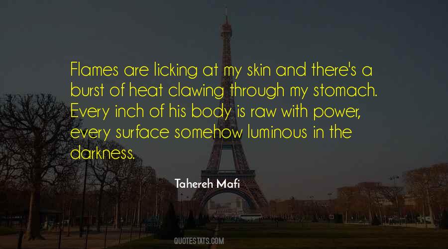 Through His Stomach Quotes #732281