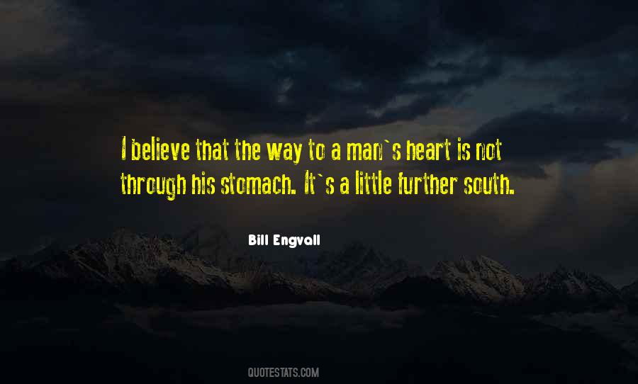 Through His Stomach Quotes #957065