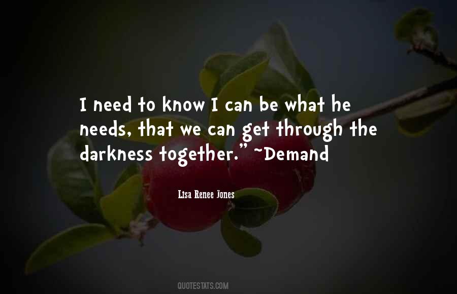Through The Darkness Quotes #378624
