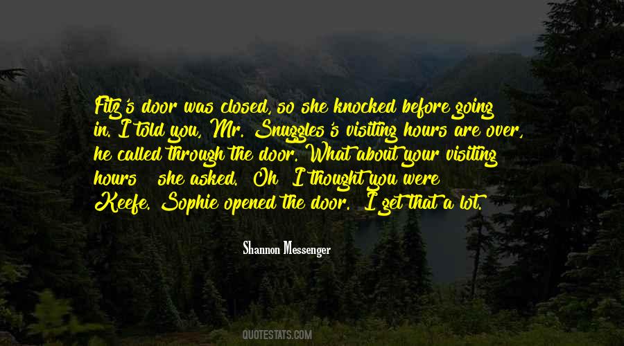 Through The Door Quotes #1396948