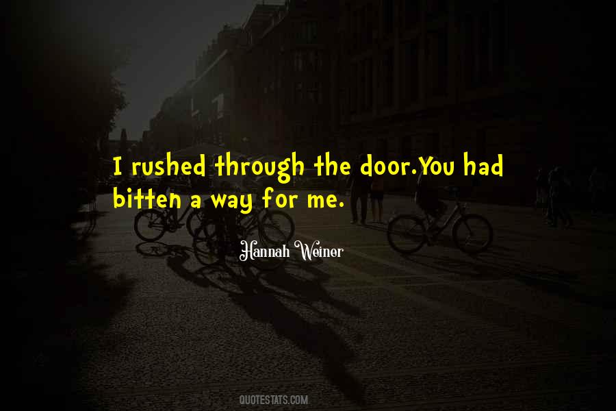 Through The Door Quotes #1716984