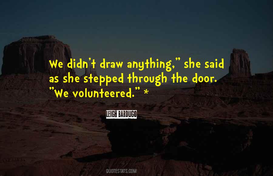 Through The Door Quotes #395020