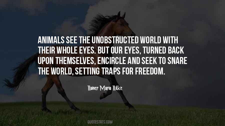 Through The Eyes Of An Animal Quotes #1314059