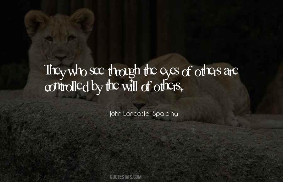 Through The Eyes Of Others Quotes #1853067