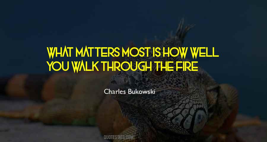 Through The Fire Quotes #972708