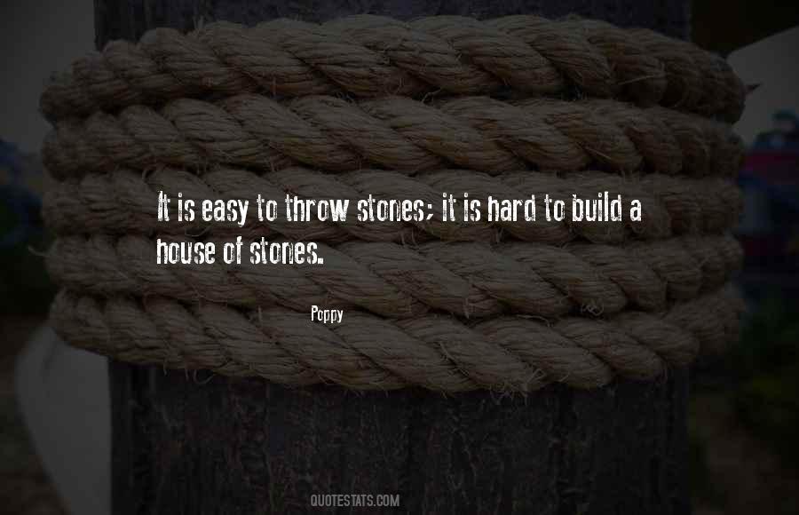Throw Stones Quotes #1290528