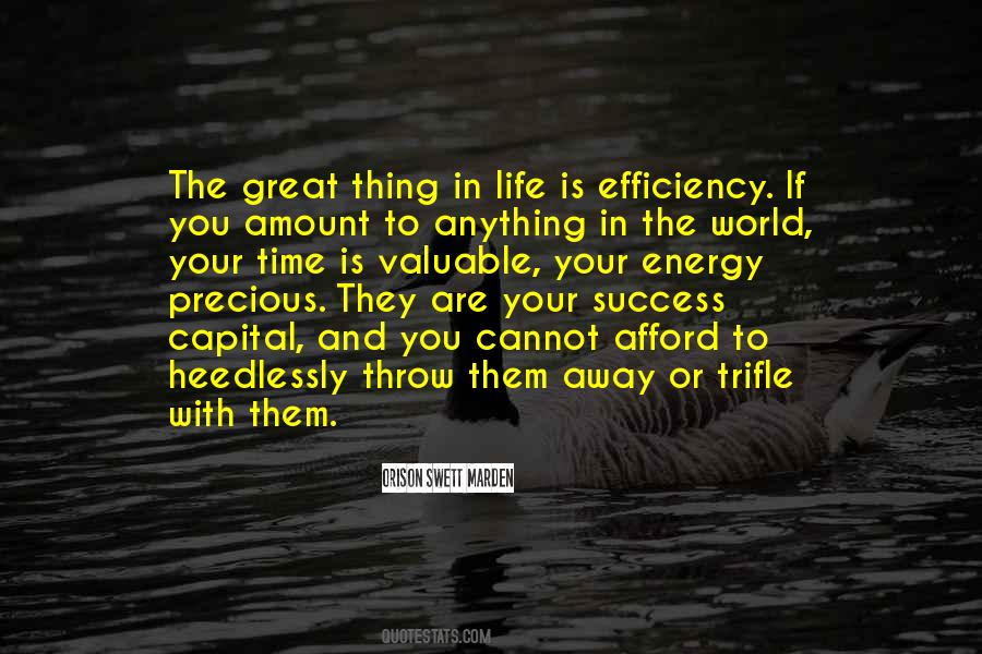 Throw Your Life Away Quotes #880094