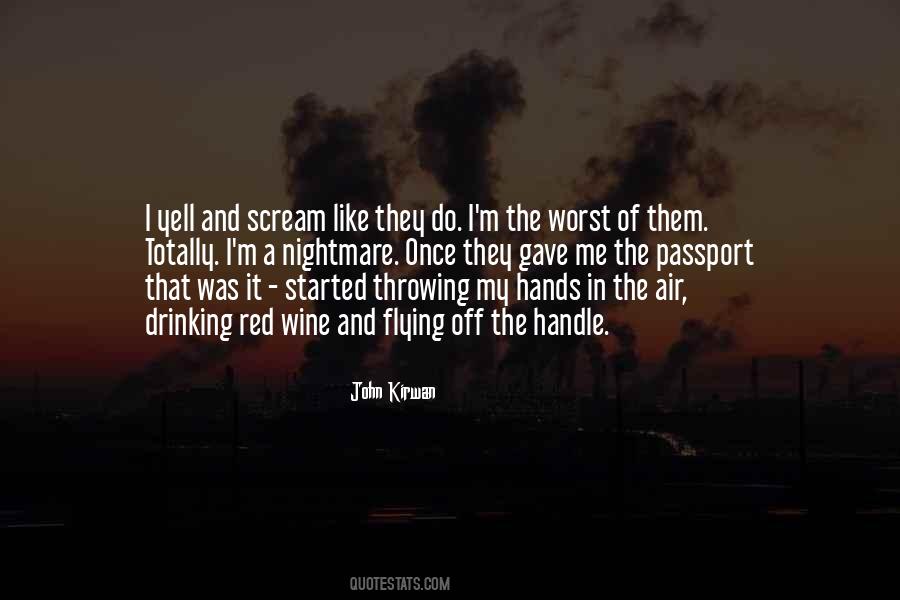 Throwing My Hands Up Quotes #23364