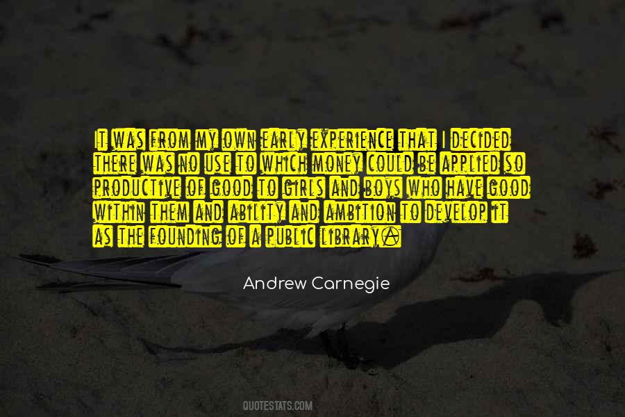 Quotes About Andrew Carnegie #675594