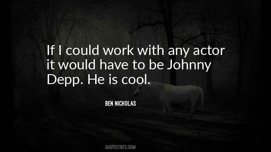 Quotes About Johnny Depp #1555007