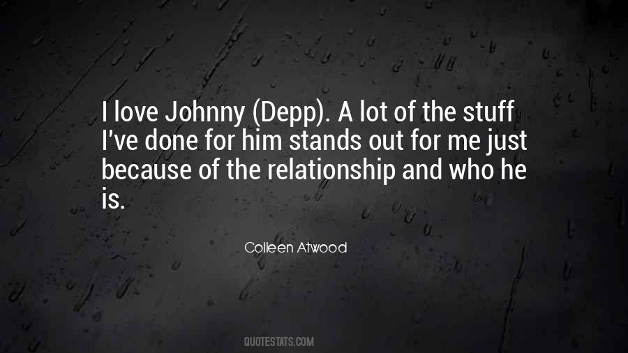 Quotes About Johnny Depp #168961