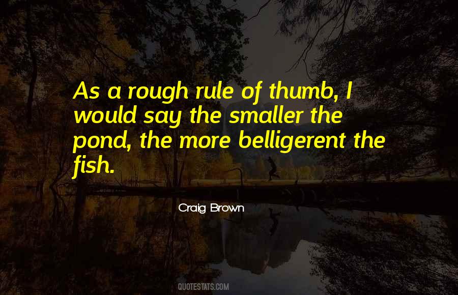 Thumb Rule Quotes #1514554