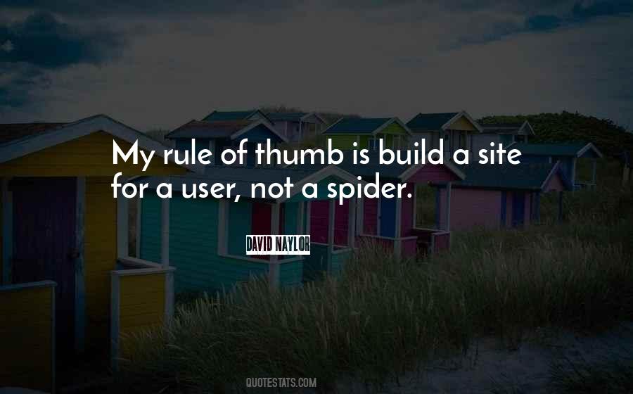 Thumb Rule Quotes #164245