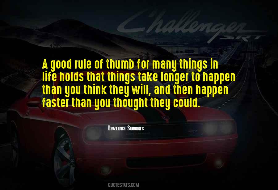 Thumb Rule Quotes #1775288