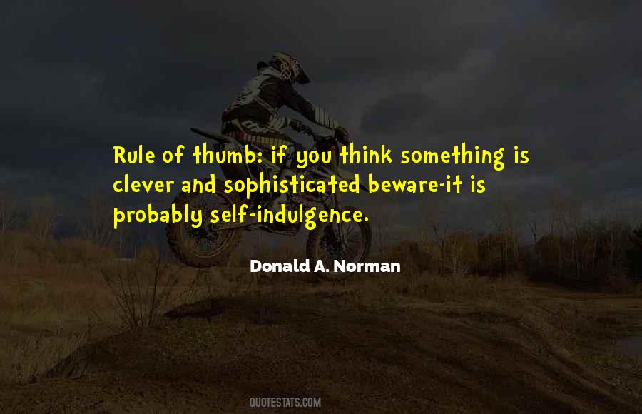 Thumb Rule Quotes #73728