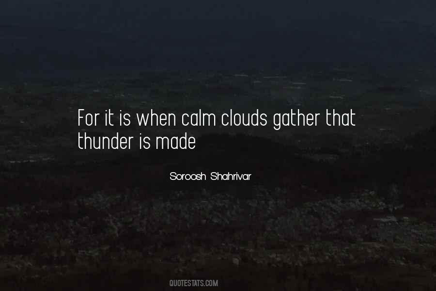 Thunder Clouds Quotes #602684