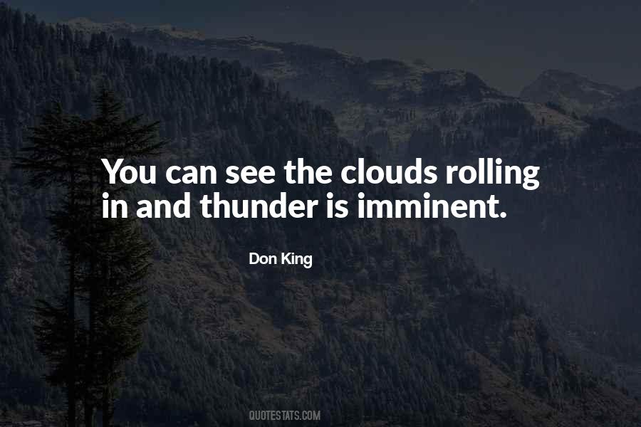 Thunder Clouds Quotes #634586