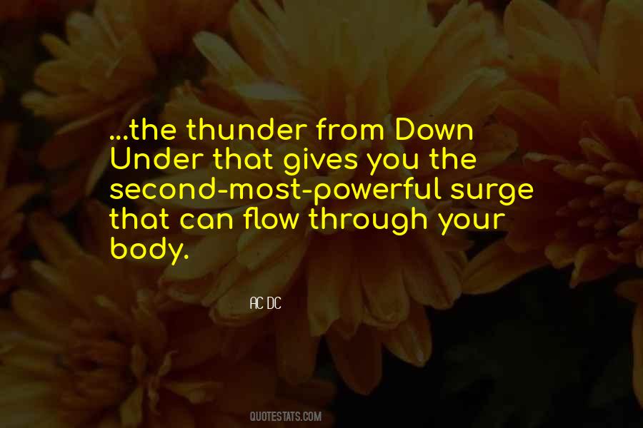 Thunder From Down Under Quotes #217517