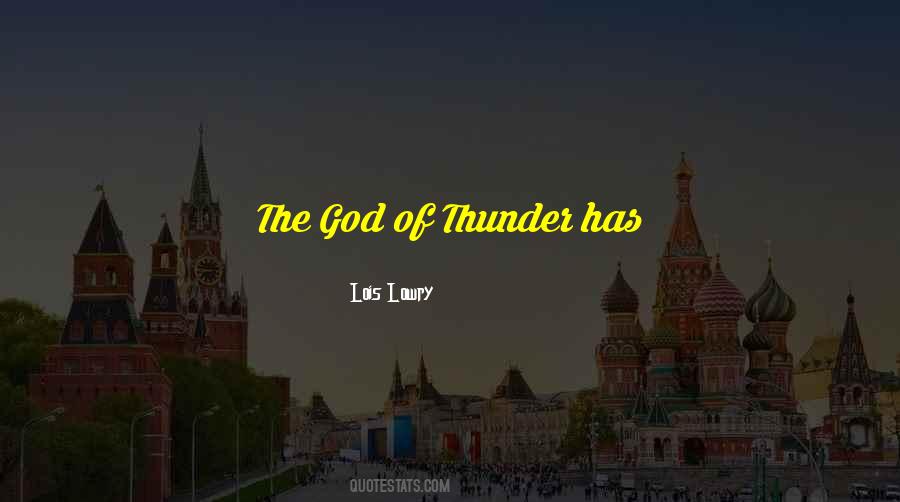 Thunder God Quotes #1010996