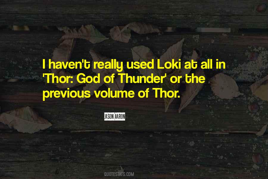 Thunder God Quotes #1363498