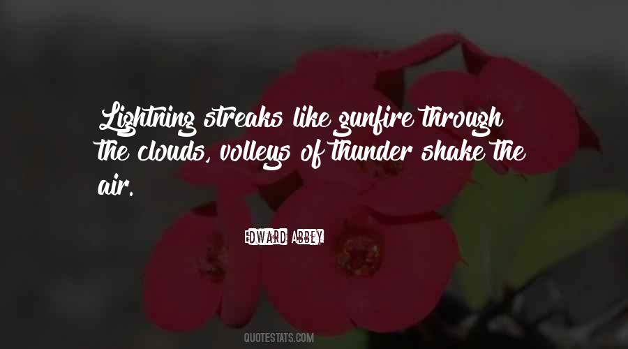 Thunder Lightning Quotes #1190181